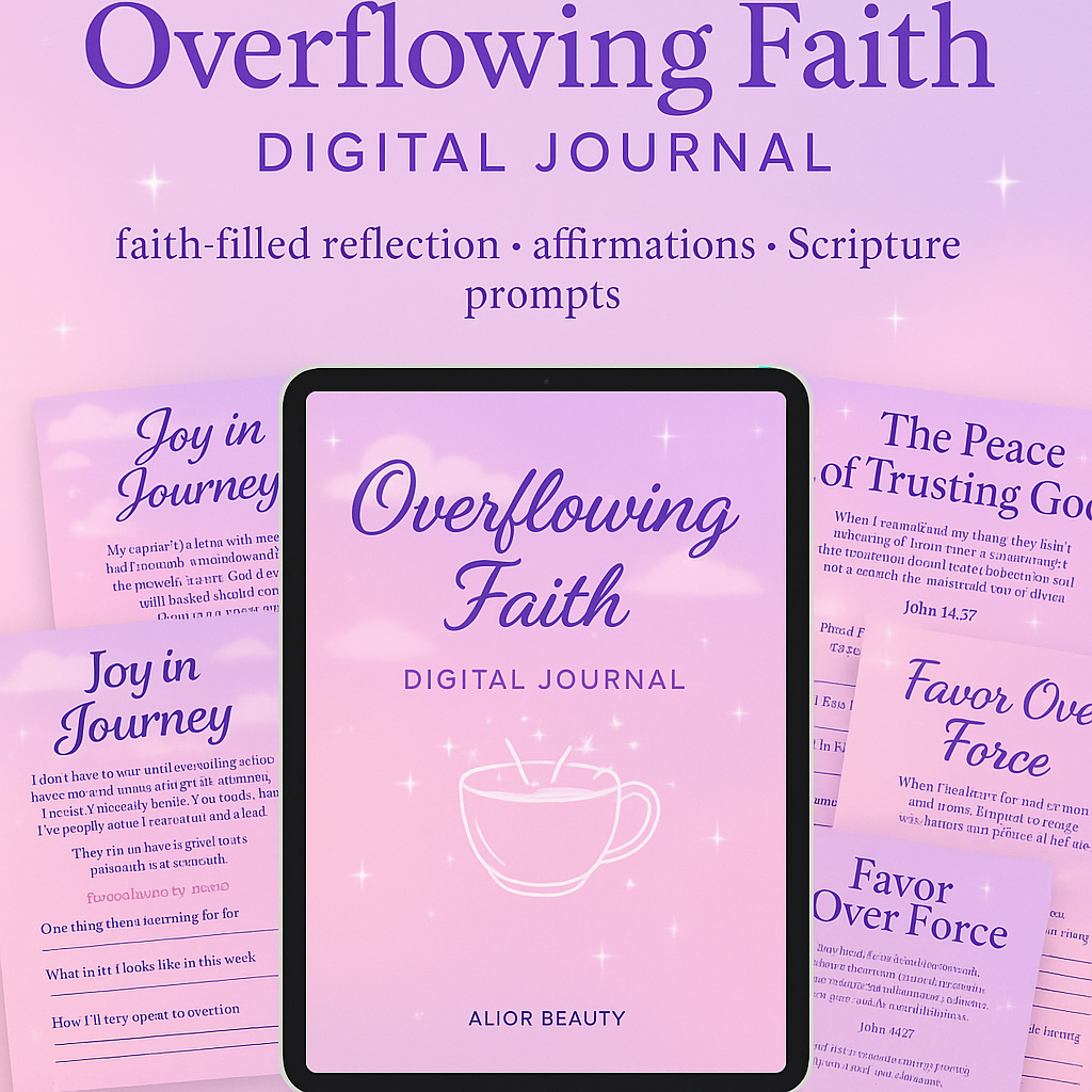 Overflowing Faith Journal by Alior Beauty